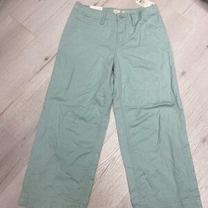 a new day Aqua Wide Leg Crop Pants